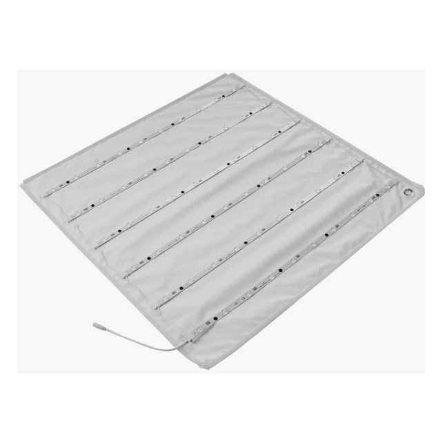 LED-Werbetheke mit Ablage